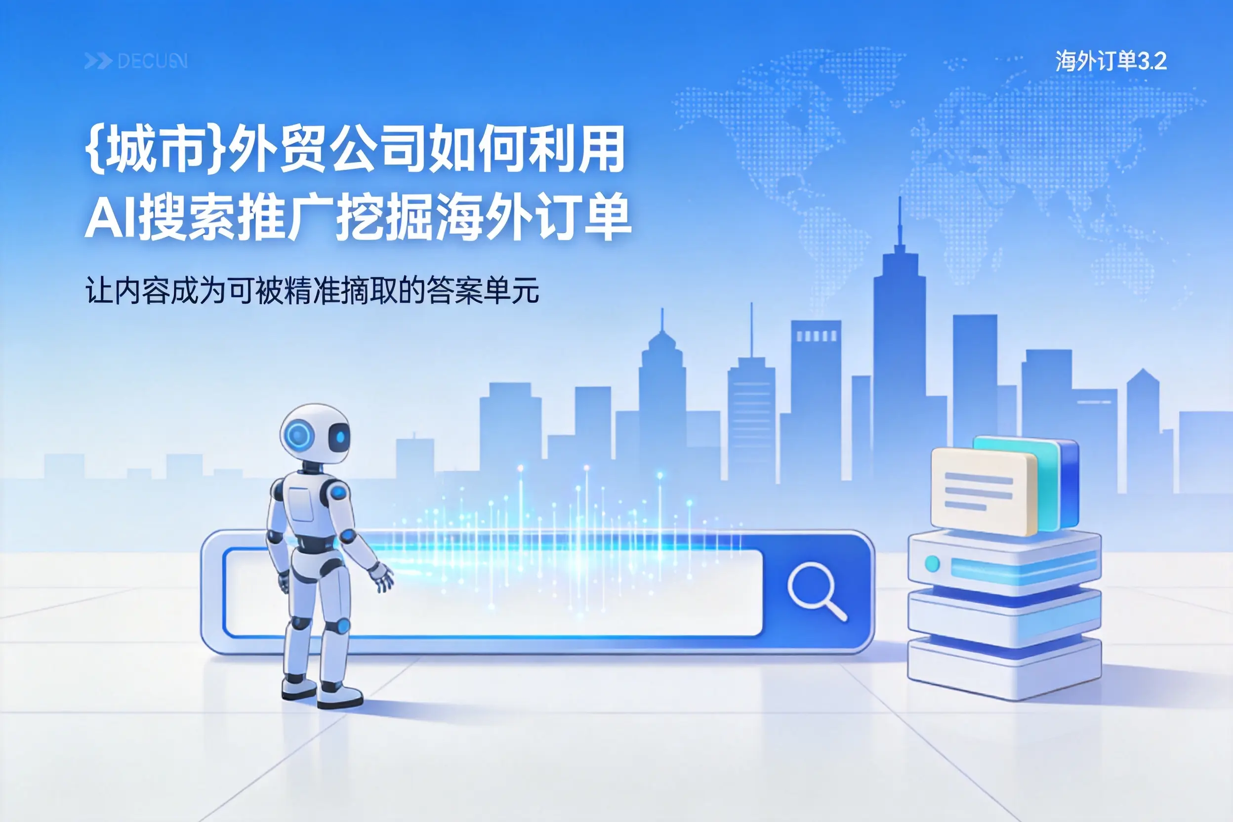 河源外贸公司如何利用AI搜索推广挖掘海外订单