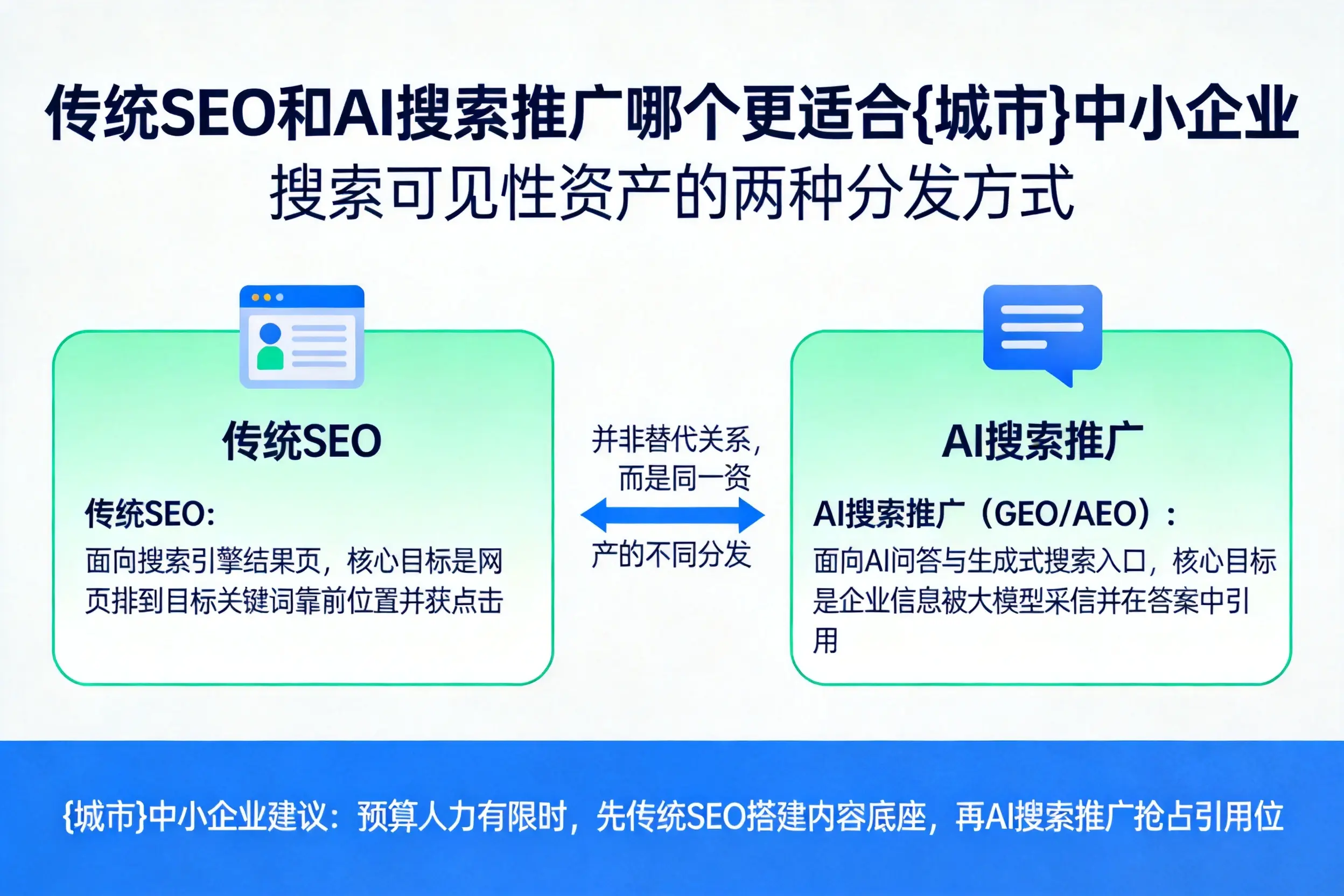 传统SEO和AI搜索推广哪个更适合河源中小企业