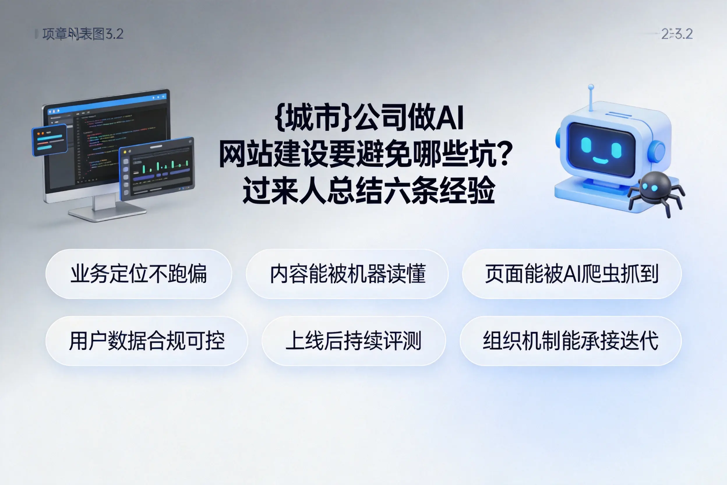 河源公司做AI网站建设要避免哪些坑？过来人总结六条经验