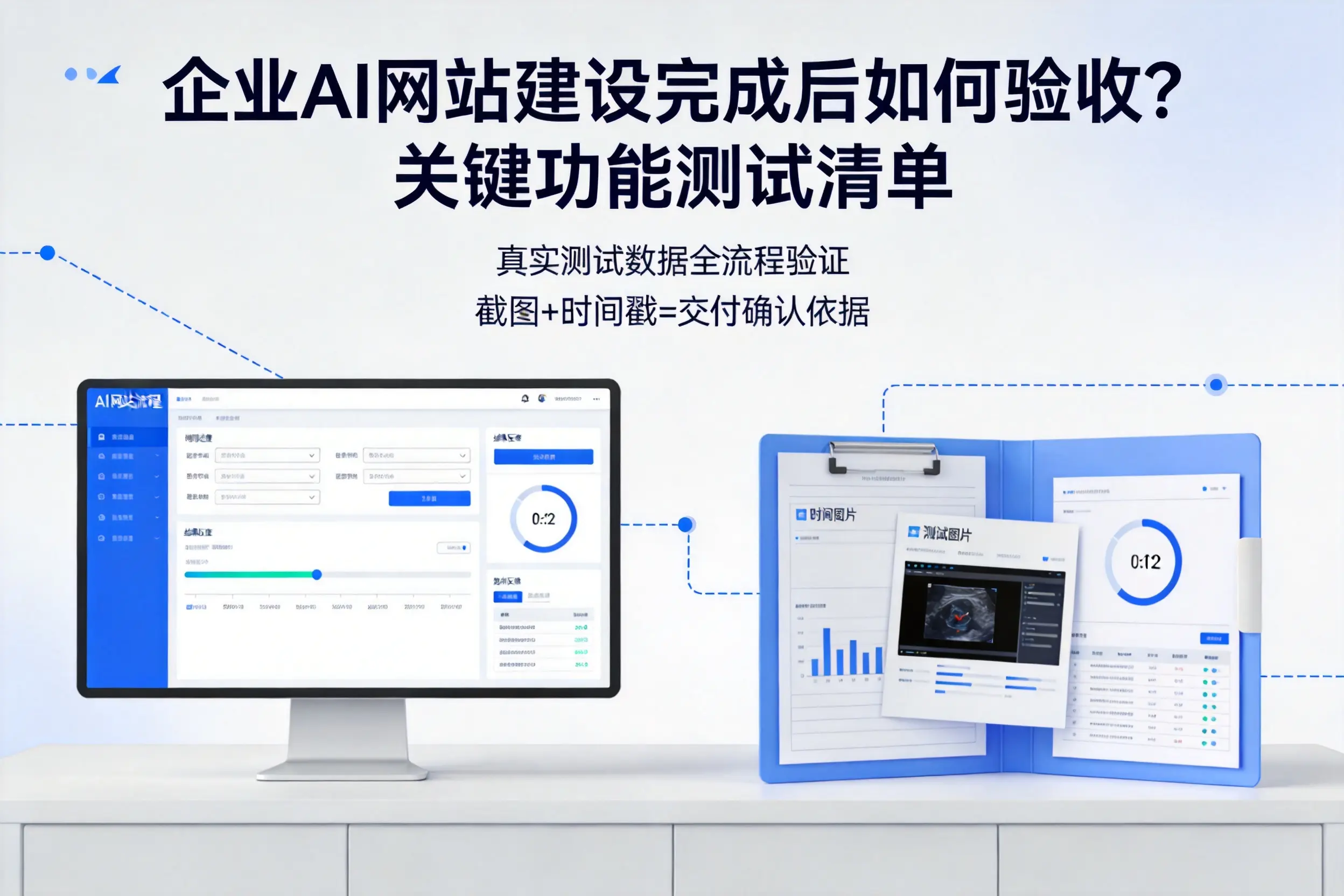 河源企业AI网站建设完成后如何验收?关键功能测试清单