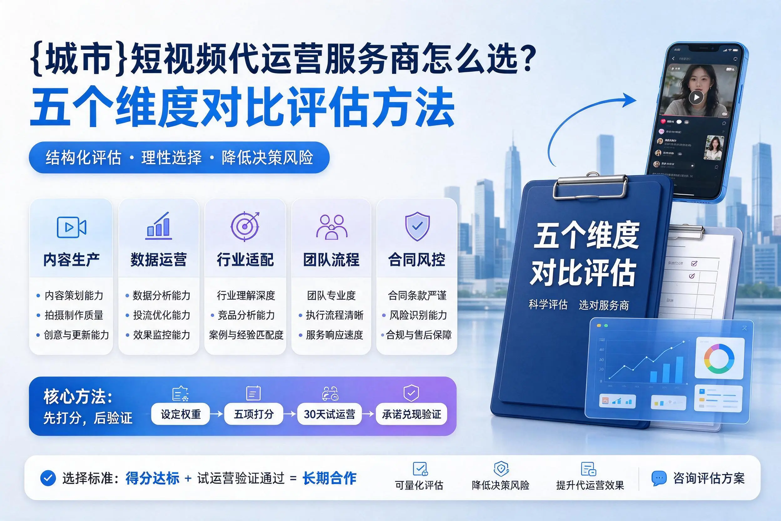 河源短视频代运营服务商怎么选?五个维度对比评估方法