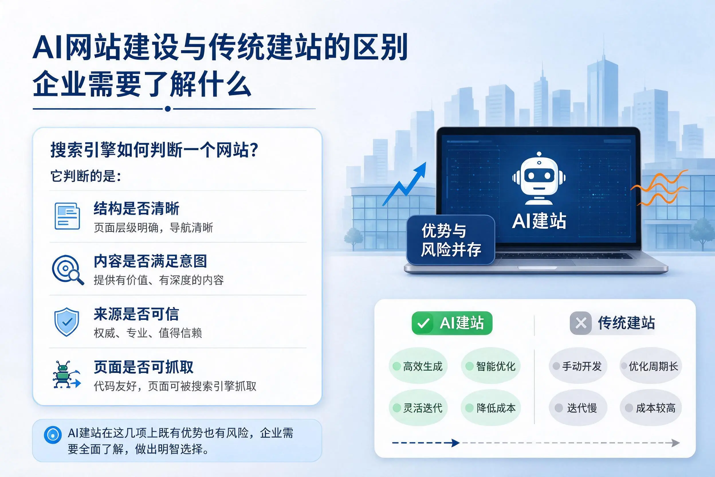 AI网站建设与传统建站的区别,河源企业需要了解什么