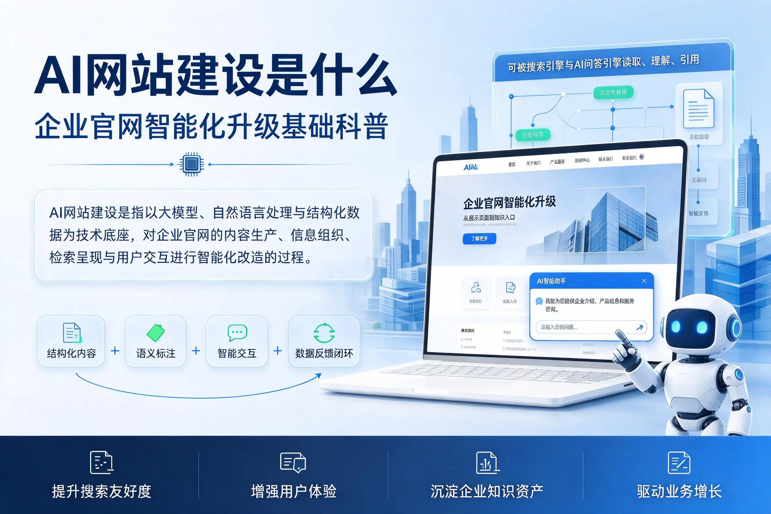 AI网站建设是什么：河源企业官网智能化升级基础科普